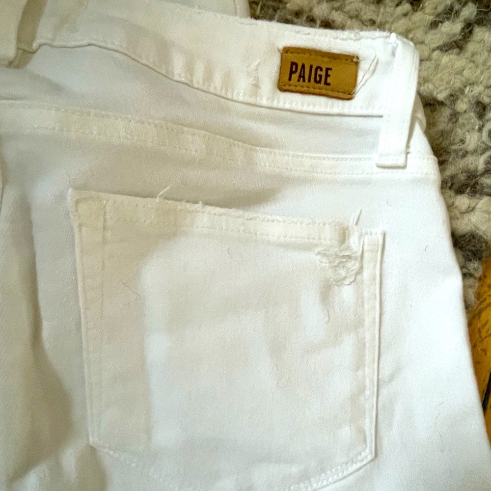 Paige white denim